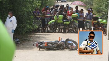 El hombre se chocó con