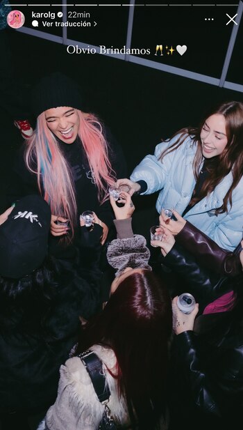 Karol G junto a Nicki