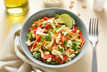 Salpicón de pollo con verduras