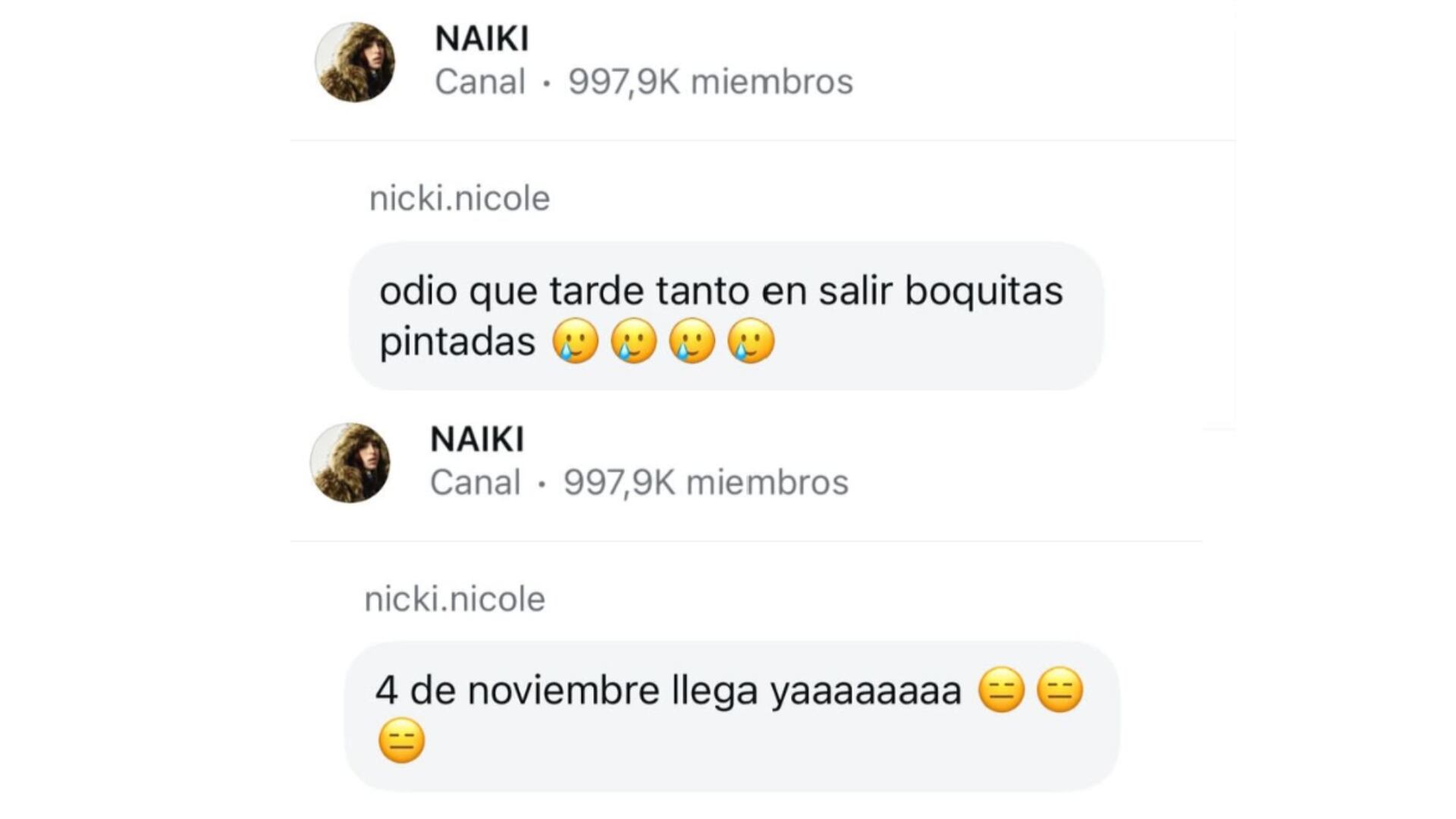 La emoción de Nicki Nicole, ante el lanzamiento de