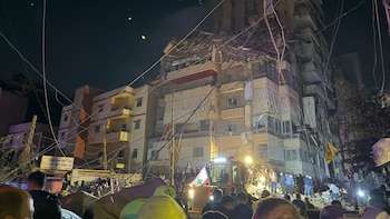 Israel bombardeó Beirut por primera vez desde el alto el fuego: el objetivo era el jefe de la Fuerza Radwan de Hezbollah
