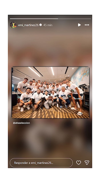 El regalo de los jugadores de la Selección a Lionel Messi