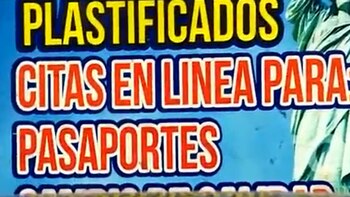 Tramitadores cobran por sacar citas.
Foto: