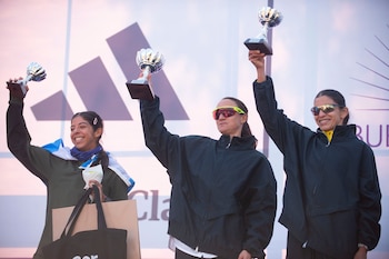 El podio femenino nacional fue