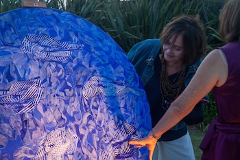 La artista chileno-argentina presentó “Lo