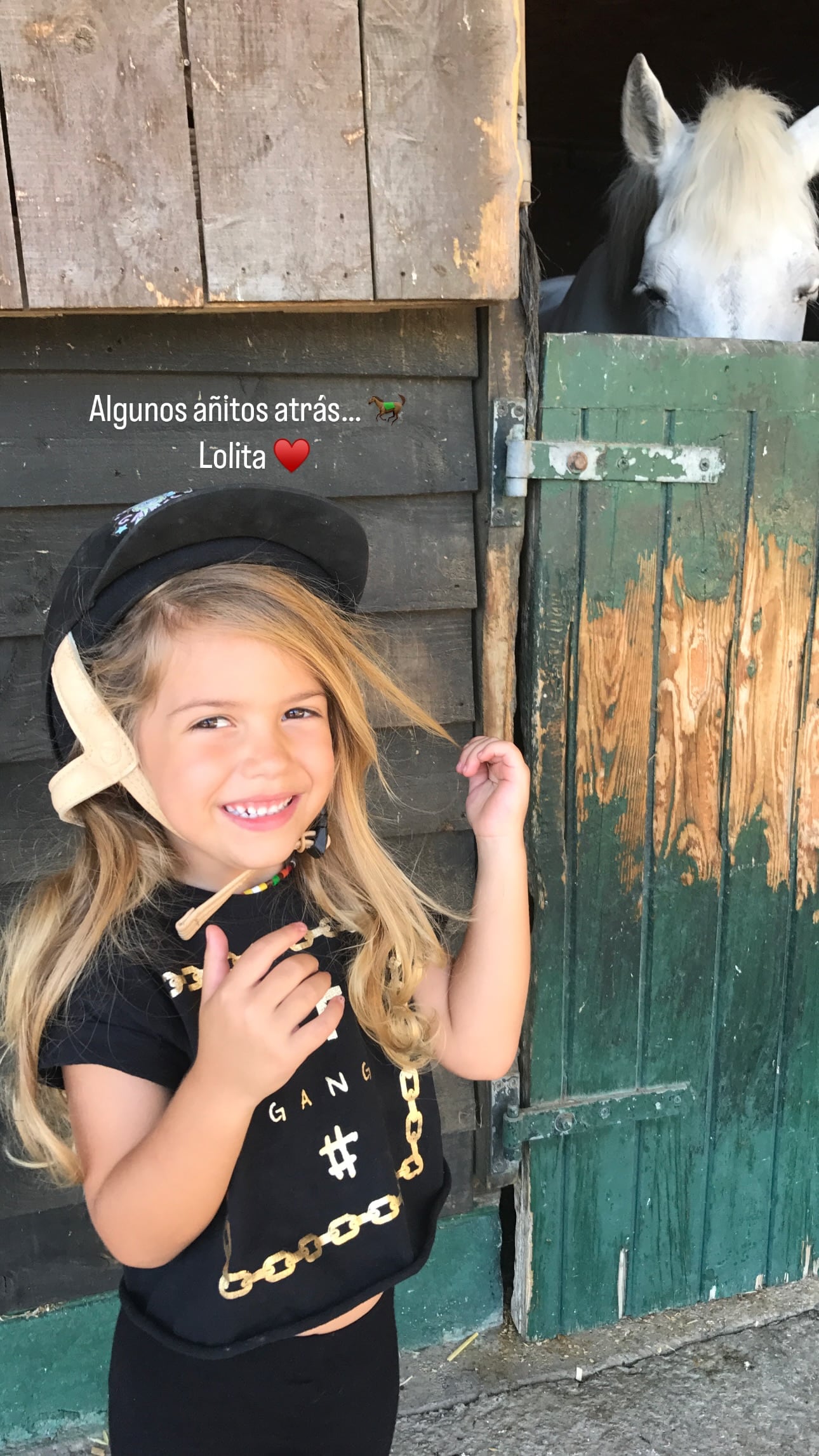 La pasión de Lola por la equitación comenzó a temprana edad (Instagram)
