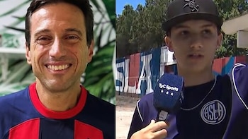 Un hincha increpó al presidente