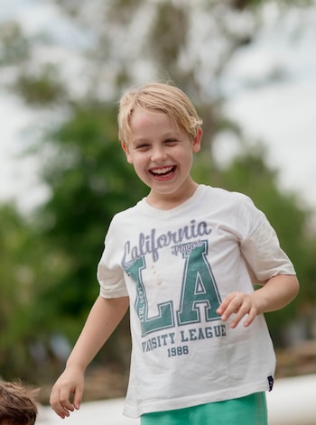Marley festejó el cumpleaños de Mirko con una fiesta al aire libre y la temática de su videojuego favorito