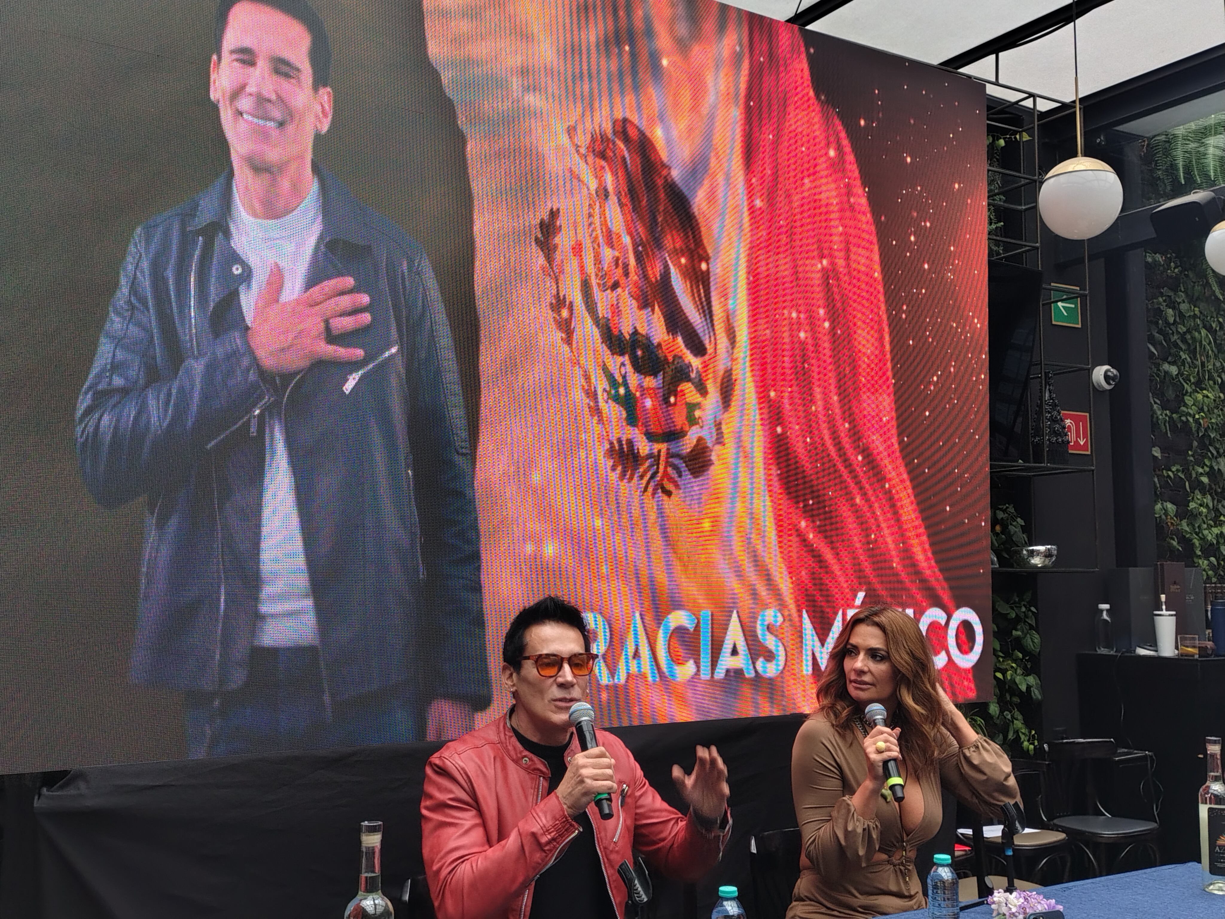 Marco y Cecilia dieron detalles de la nueva canción en conferencia de prensa. Foto: Archivo/Infobae México.