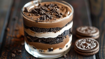 Gelatina de Oreo rica y