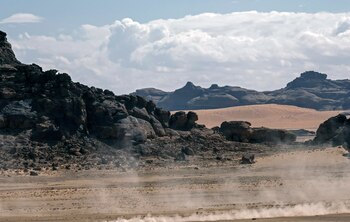 Hail, Arabia Saudí, 02/01/2021.- durante