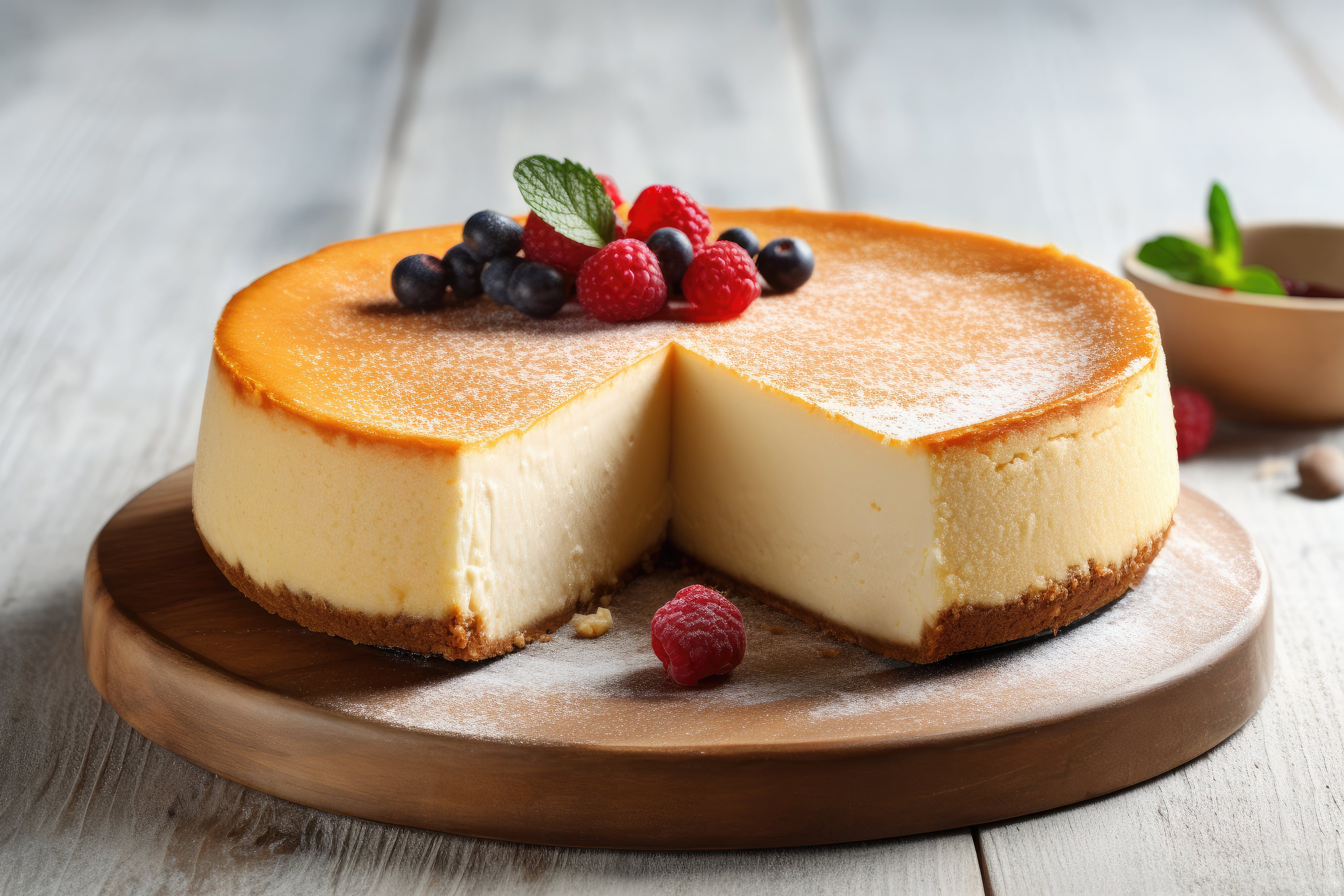 Cheesecake original. (Freepik)