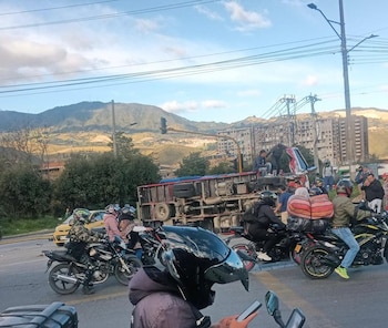 La colisión registrada en una