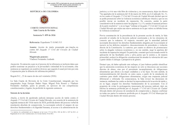 El tribunal destaca que el Estado y la justicia deben ofrecer respuestas reforzadas con enfoque de género y priorizar los derechos de infancia y mujeres - crédito Corte Constitucional