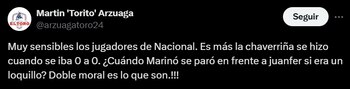 Martín Arzuaga arremetió contra los