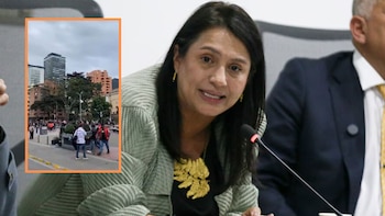 Paola Holguín cuestionó la manifestación frente al Museo Nacional y respaldó a la Policía: “Cumplió su función de garantizar la protesta pacífica”