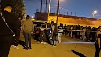 Un mototaxista de 29 años, identificado preliminarmente como Paolo Villacruz, fue asesinado a balazos en la zona de la Perimétrica - Créditos: Captura de pantalla de Panamericana TV.