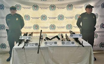 La incautación del armamento representa