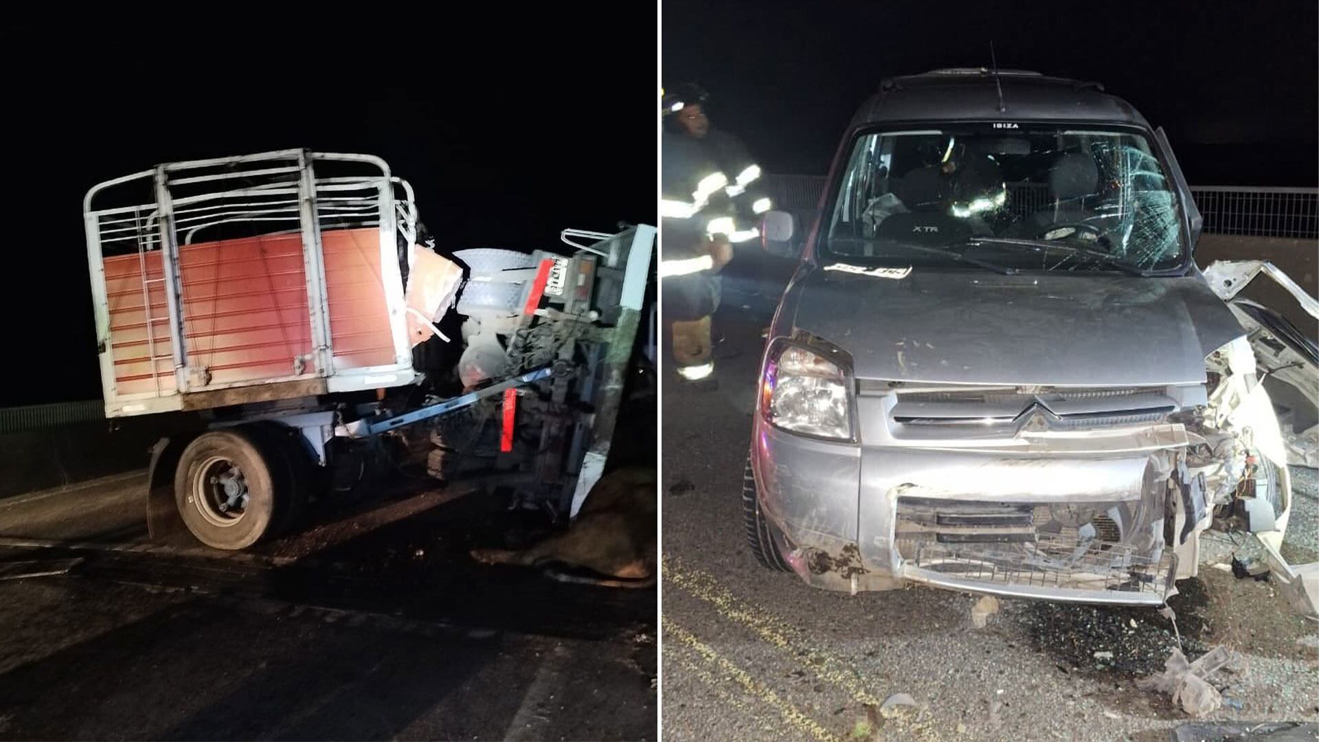 La adolescente fue embestida por un toro tras descender del auto.