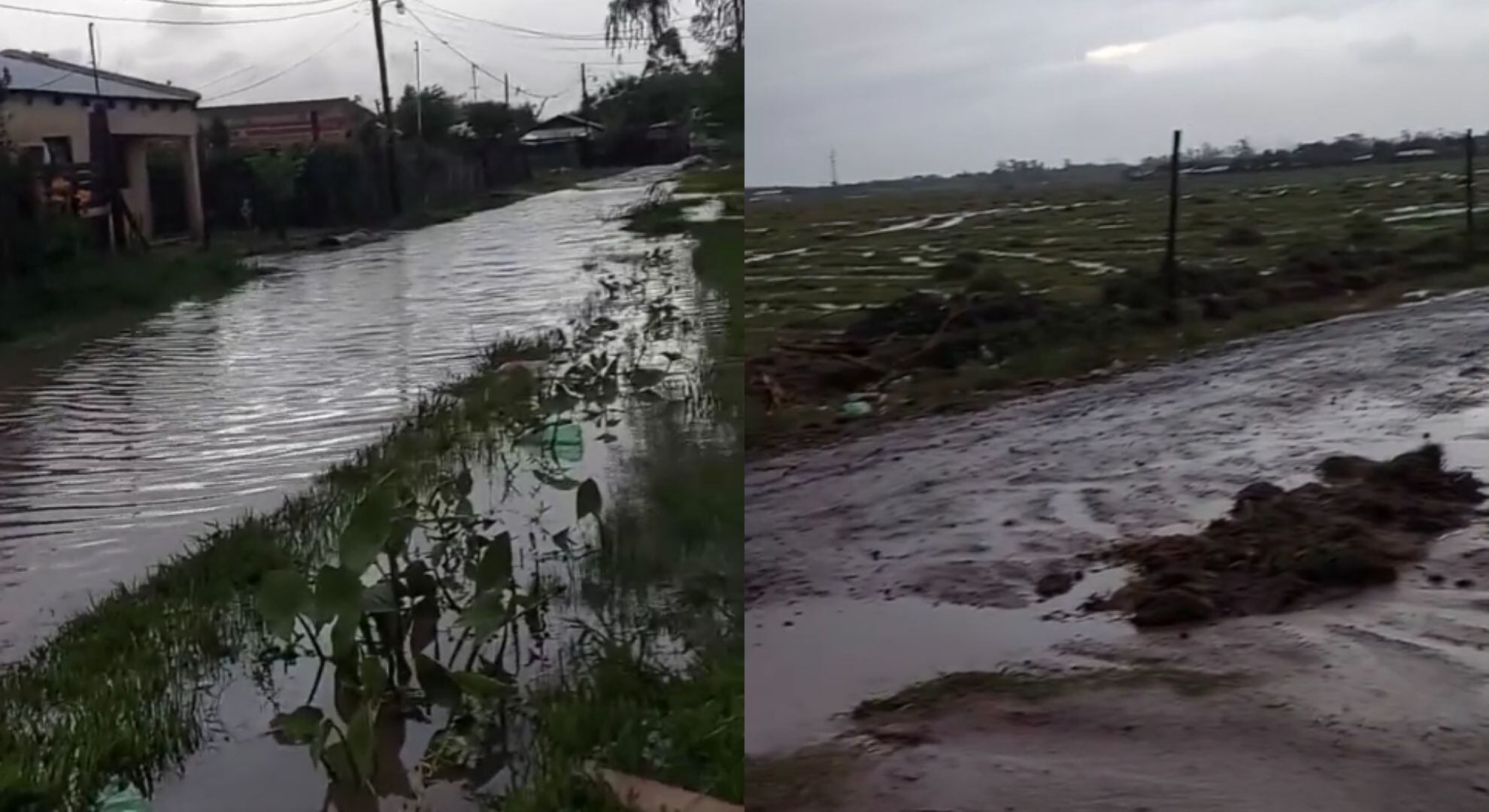 Evacuaron a varias familias de Corrientes, luego de que reportaran una crecida en el río Santa Lucía
