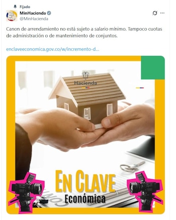 El canon de arrendamiento no