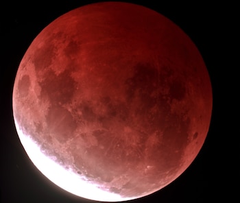 Eclipse lunar en Colombia