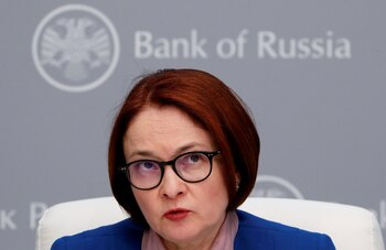 Elvira Nabiullina, presidente del Banco