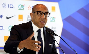 Philippe Diallo,president of the FFF