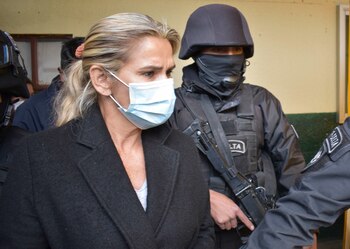 La ex presidenta interina de