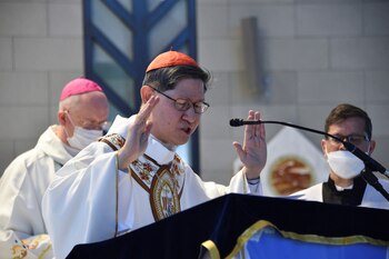 El cardenal filipino Luis Tagle