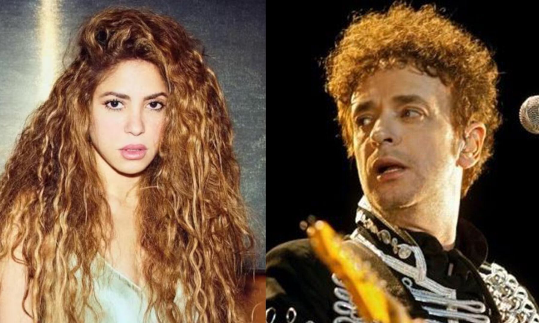Shakira compuso una canción con Gustavo Cerati, la cual cantó para hacerle un homenaje en Argentina - crédito @shakira/Instagram y Cerati.com