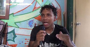 El rapero cubano Daniel Solís