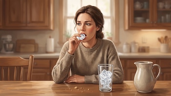 Pagofagia: por qué el hábito de comer hielo puede ser una señal de alerta