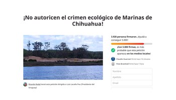 Ricardo Rodal hizo una petición