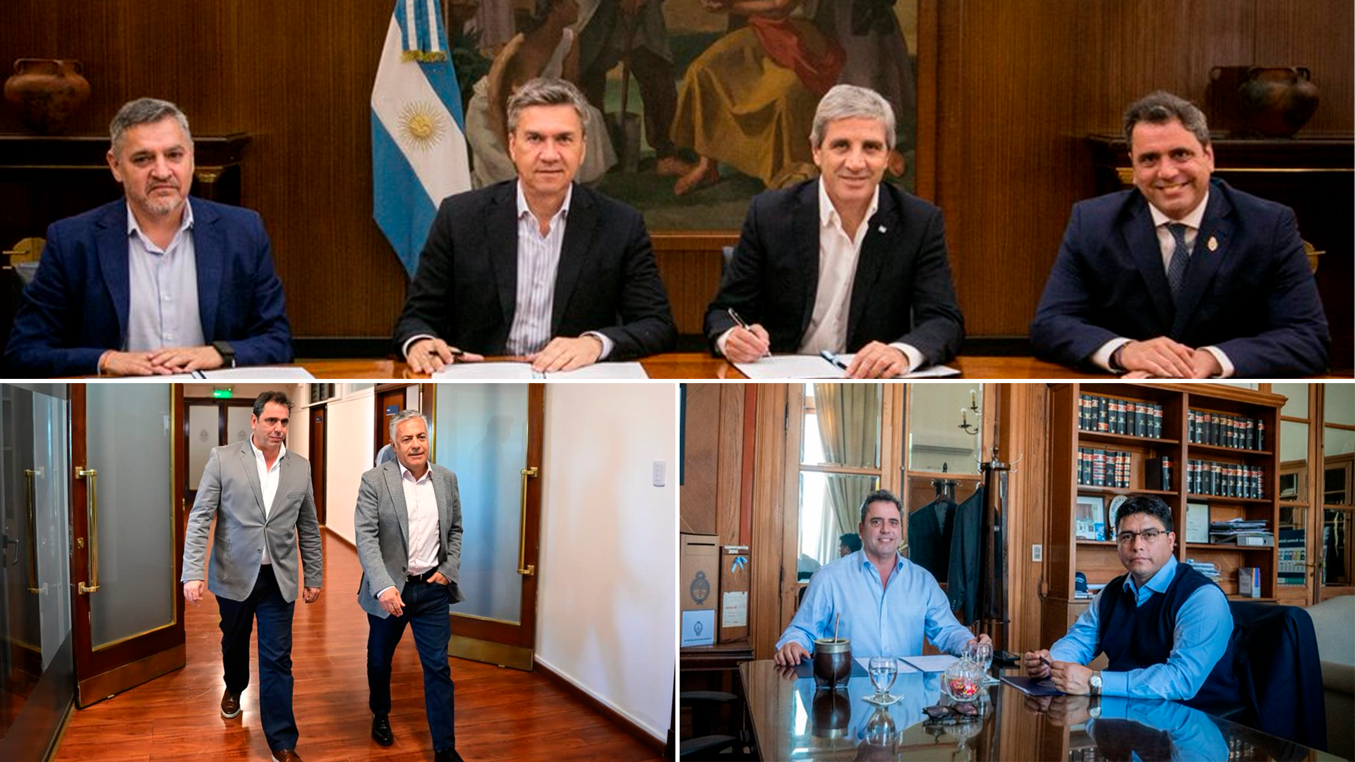 Durante la última semana, el ministro Catalán se reunió con Alfredo Cornejo, Claudio Vidal y Leandro Zdero