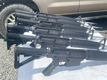 Fueron incautados seis fusiles