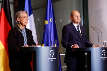 El canciller alemán Olaf Scholz