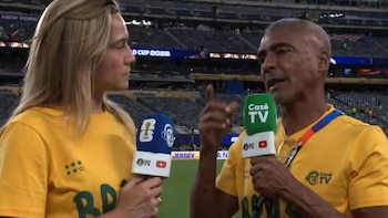 Polémica por la respuesta de Romario a una periodista que le preguntó si el 1-1 de Brasil ante Marruecos le dejó “sabor a derrota”