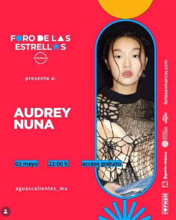 Audrey Nuna, cantante y rapera