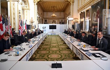 Reunión del G-7 en Londres, la primera presencial en dos años (Reuters)