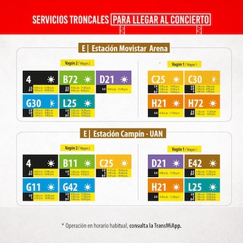El componente TransMiZonal ofrece 24 rutas adicionales con paraderos cercanos a El Campín, facilitando el viaje desde diferentes zonas de Bogotá - crédito TransMilenio