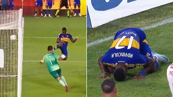 El gol cantado que erró Luis Advíncula y su lamento en Boca Juniors vs Huracán por Torneo Apertura argentino.