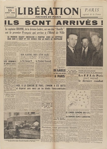 Soldado español liberación París Nazis