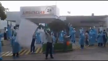 Médicos en Barranquilla se manifestaron