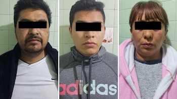 tres detenidos de los Lenin Canchola (Foto: SSC)