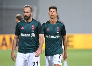 Higuaín y Cristiano Ronaldo fueron