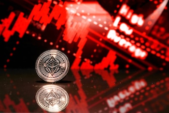 Una representación de la criptomoneda