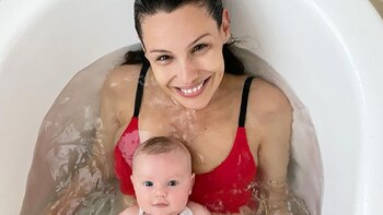 Pampita junto a la pequeña