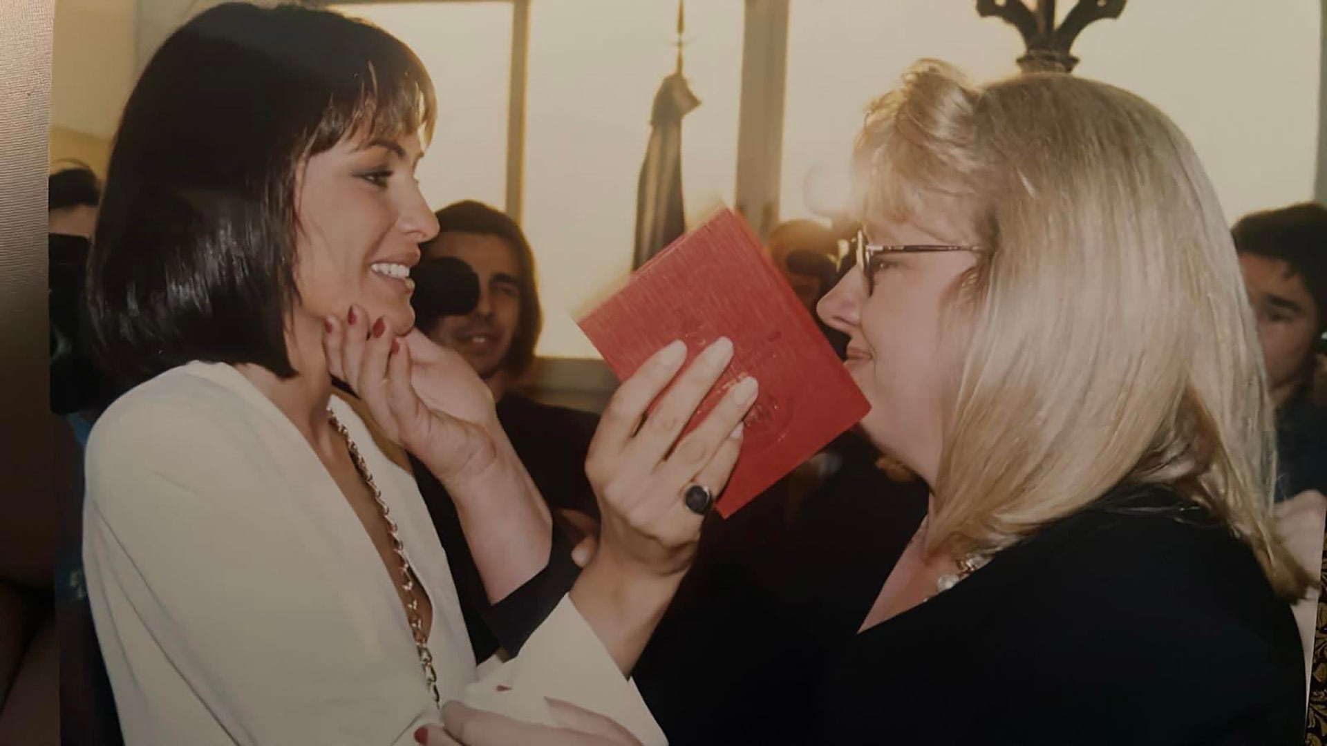 Daniela Cardone y su mamá, María Inés Koop, el día del casamiento de la exmodelo