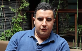 Álvaro Morales joven, antes de